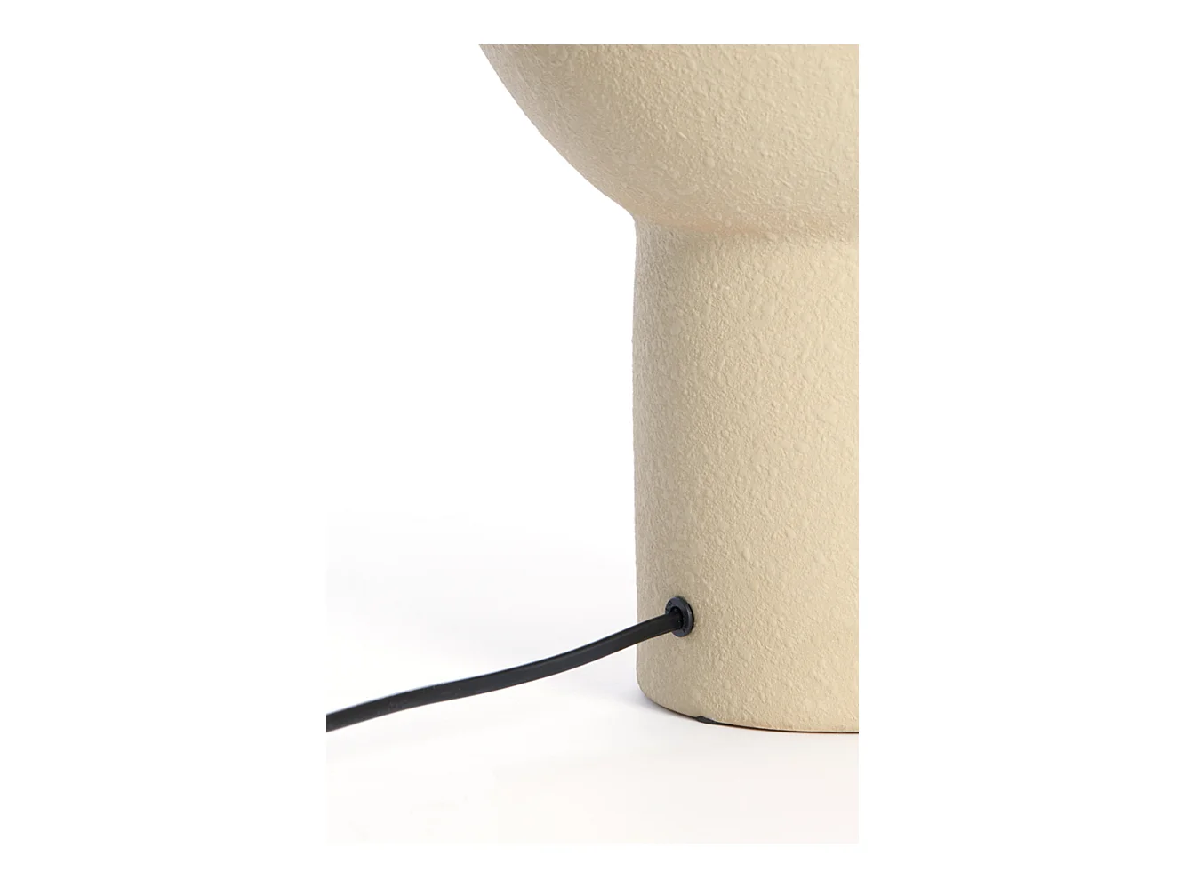 Lampe de table MONK - Ø25x46cm - Marron