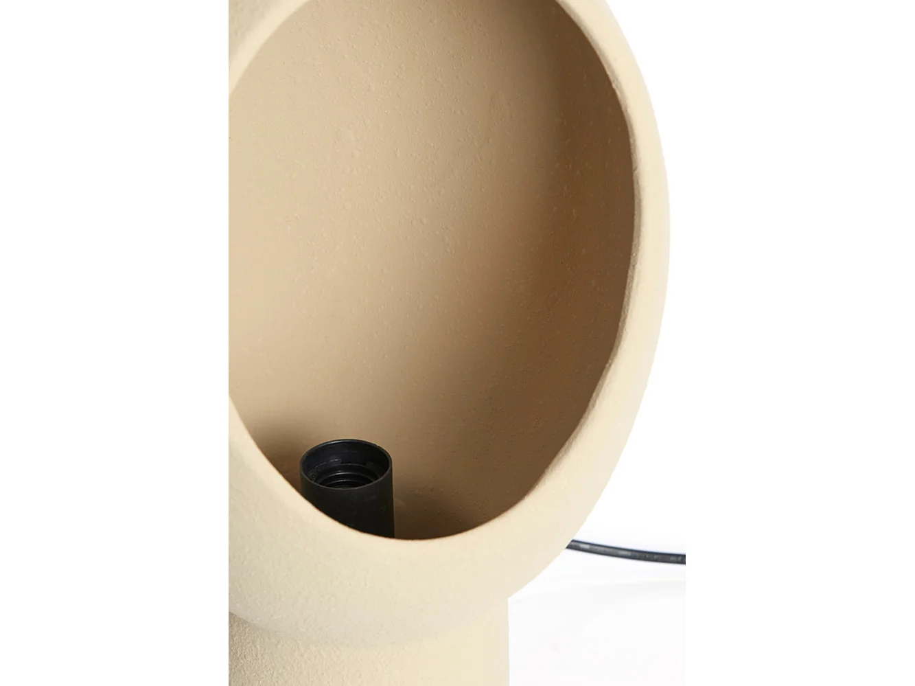 Lampe de table MONK - Ø25x46cm - Marron