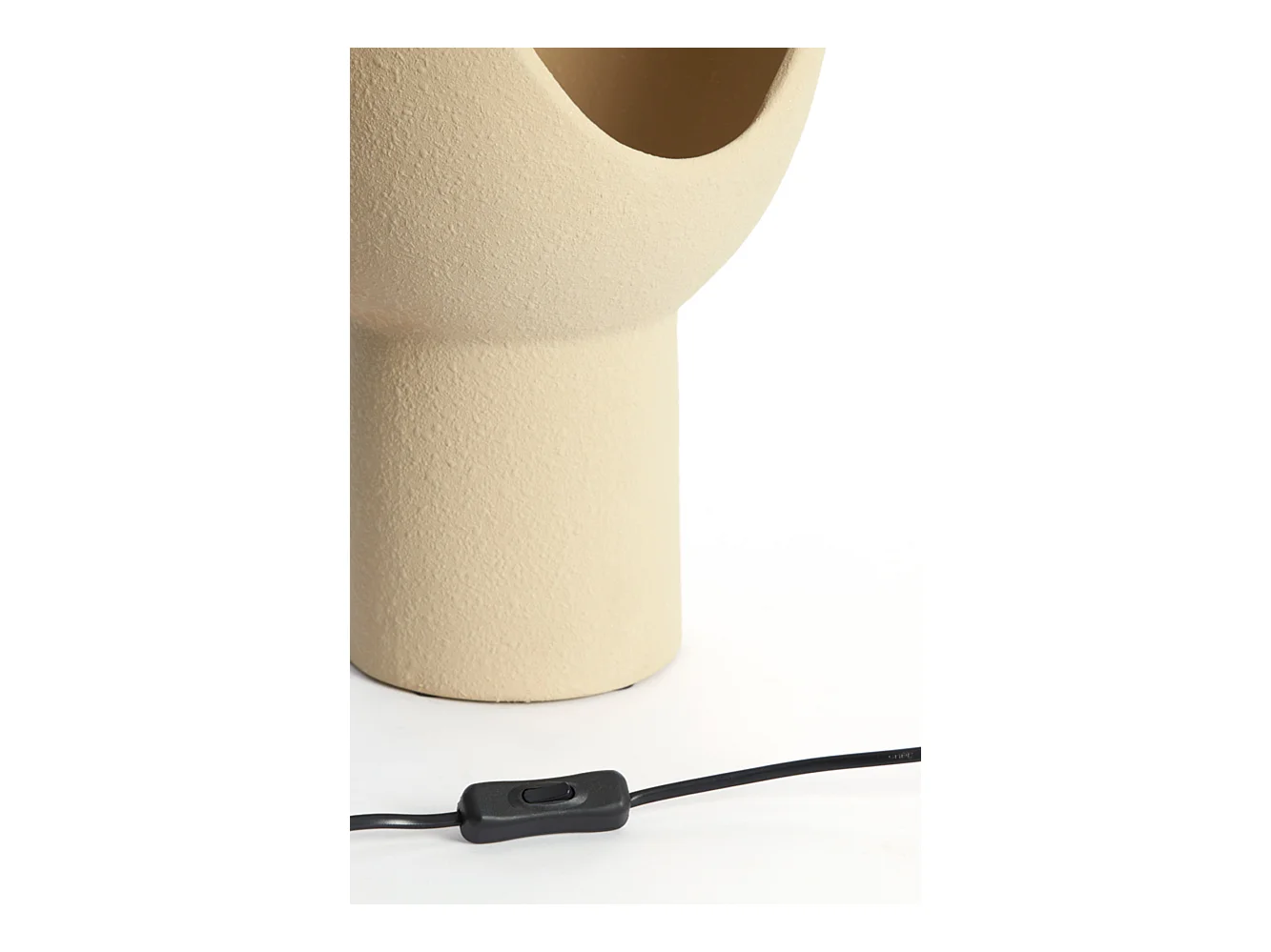 Lampe de table MONK - Ø25x46cm - Marron