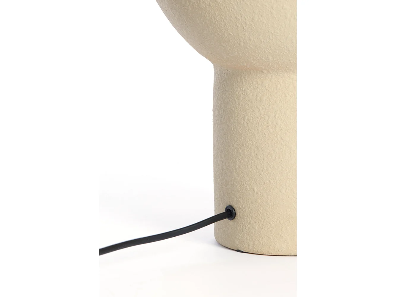 Lampe de table MONK - Ø25x46cm - Marron