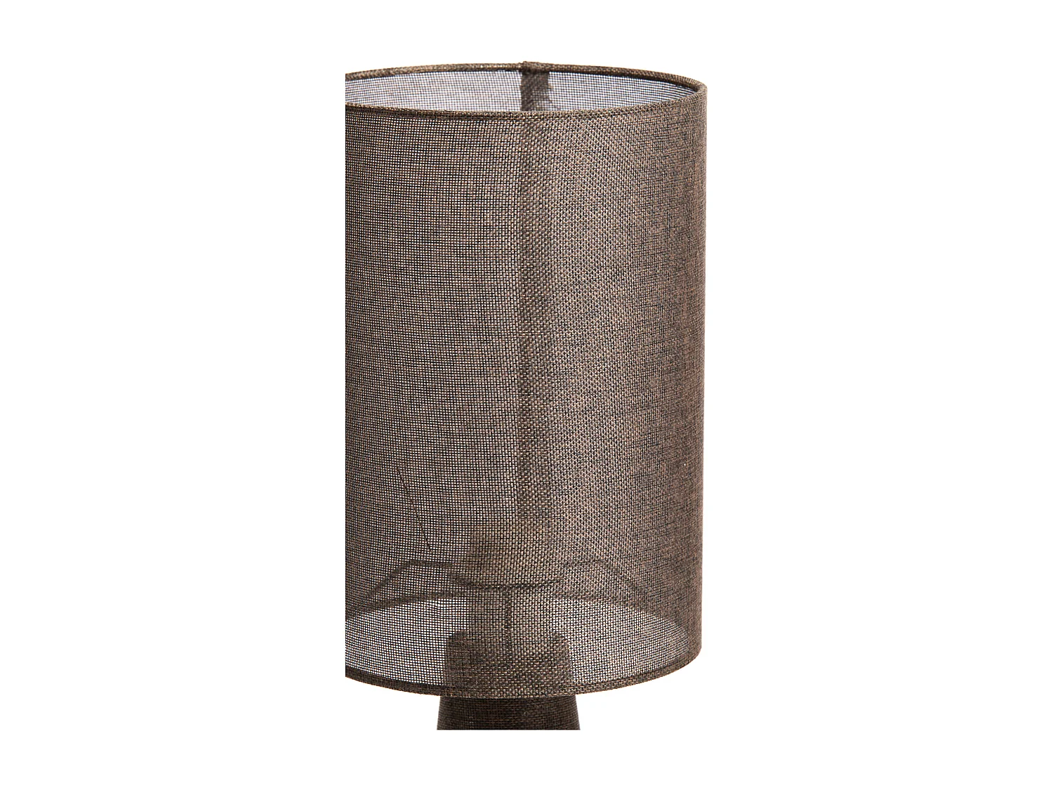 Lampe de table MICKY - Ø20x58cm - Marron