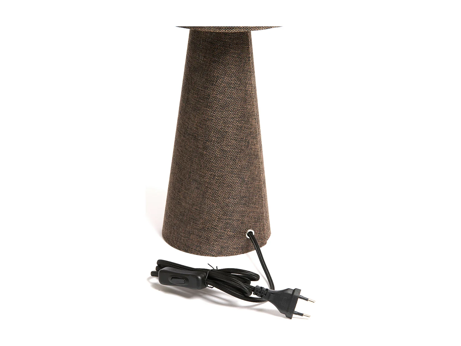 Lampe de table MICKY - Ø20x58cm - Marron