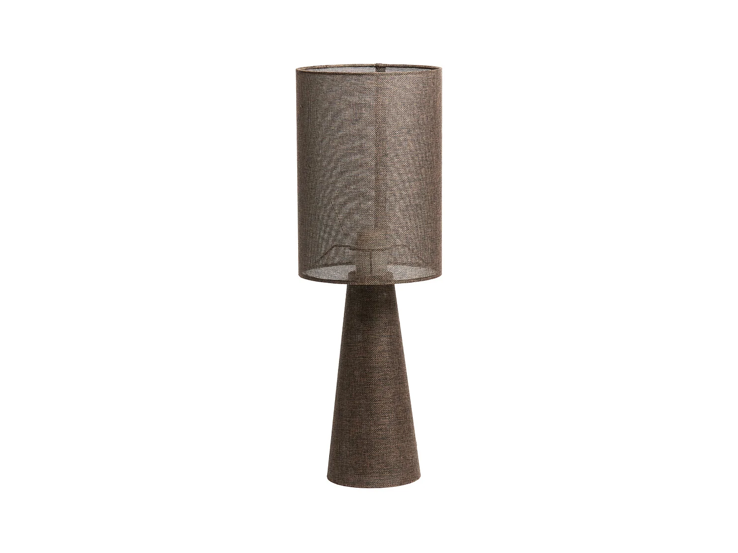 Lampe de table MICKY - Ø20x58cm - Marron