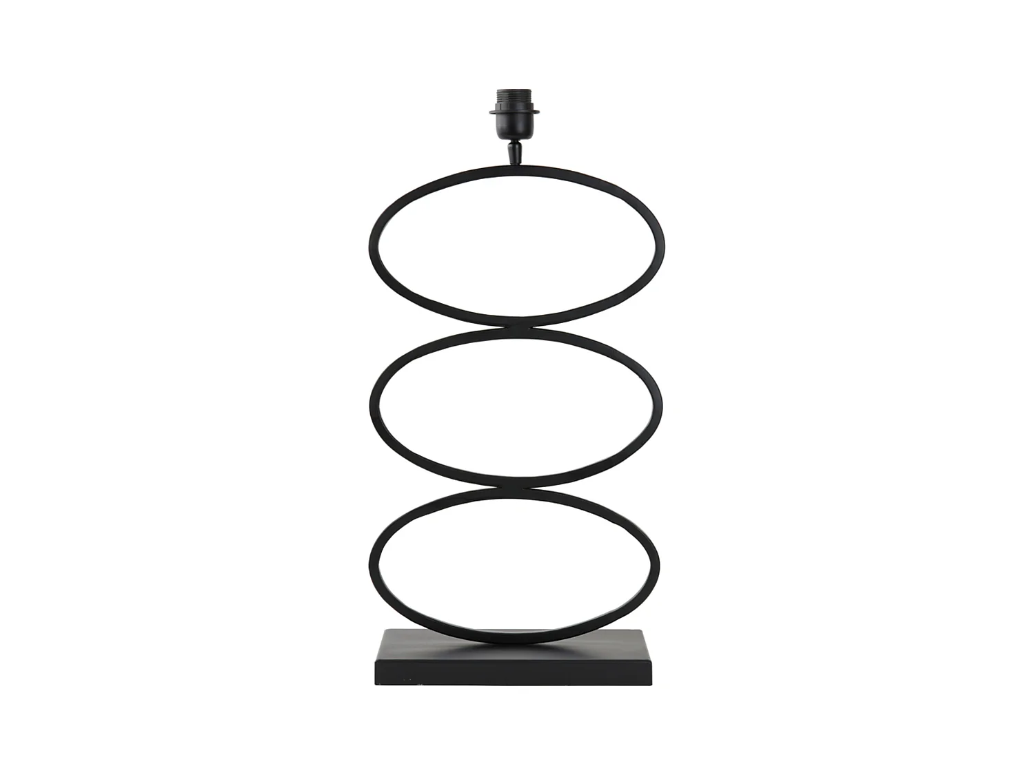 Pied de lampe STELIUS - 33x17x59cm - Noir