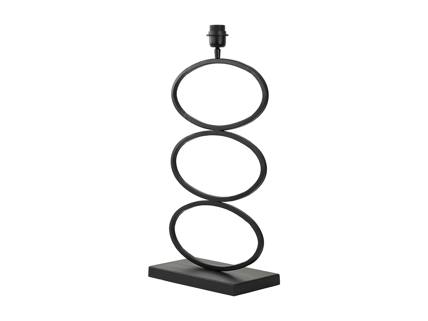 Pied de lampe STELIUS - 33x17x59cm - Noir