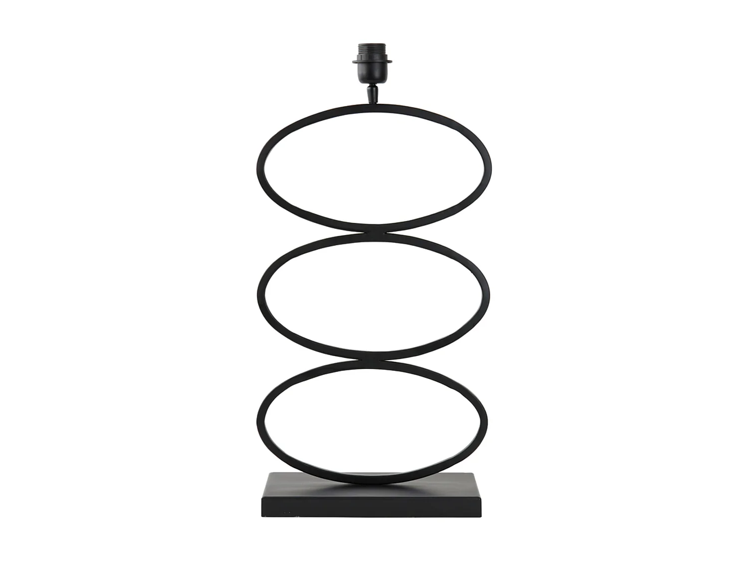 Pied de lampe STELIUS - 33x17x59cm - Noir