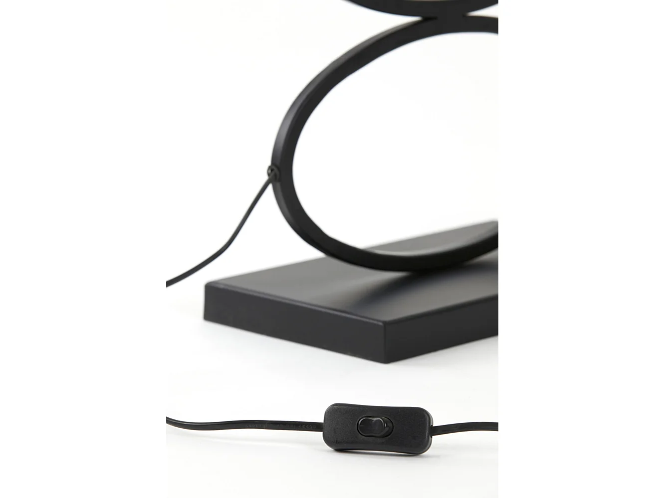 Pied de lampe STELIUS - 33x17x59cm - Noir