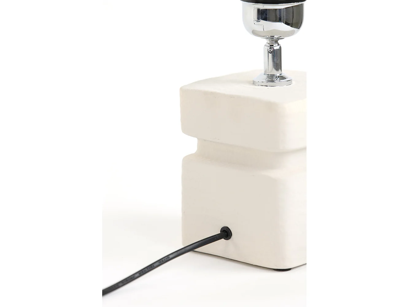 Pied de lampe AMTA - Ø12,5x24,5cm - Blanc