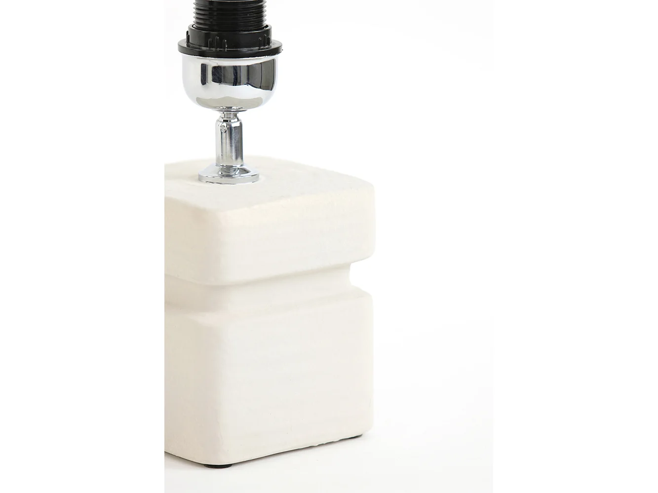 Pied de lampe AMTA - Ø12,5x24,5cm - Blanc