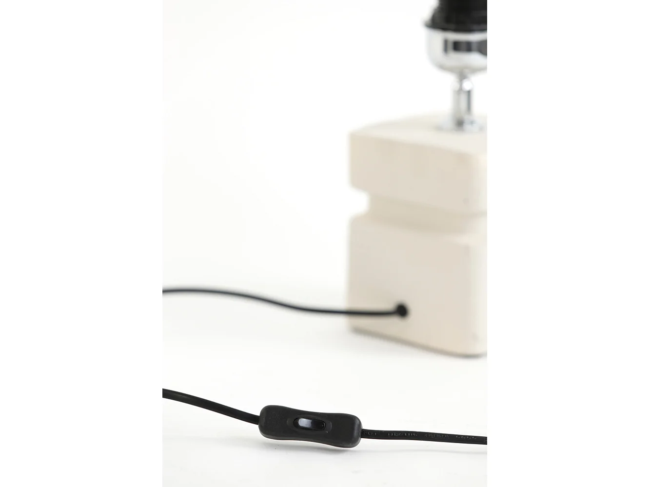 Pied de lampe AMTA - Ø12,5x24,5cm - Blanc