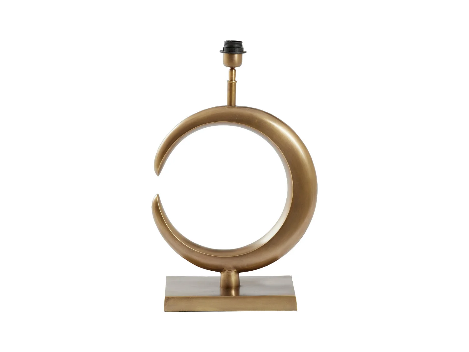 Pied de lampe LUNE - 36x18x50cm - Bronze