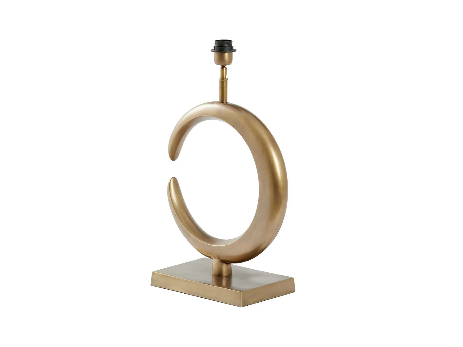 Pied de lampe LUNE - 36x18x50cm - Bronze