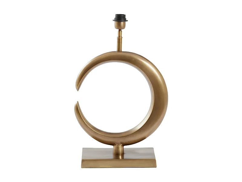 Pied de lampe LUNE - 36x18x50cm - Bronze