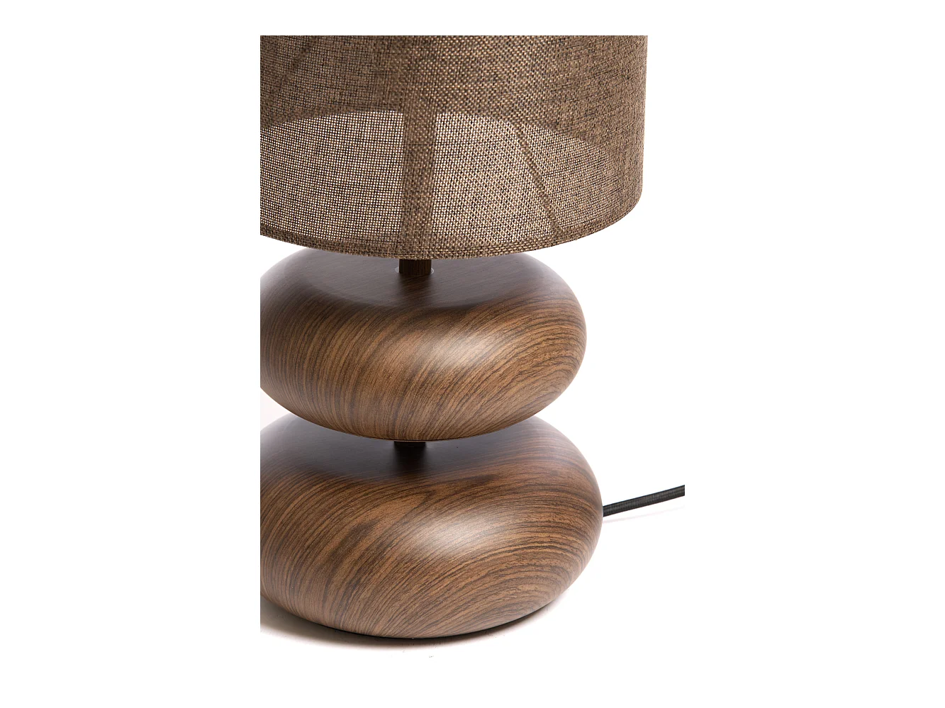 Lampe de table DANIALO - Ø22x50,5cm - Marron