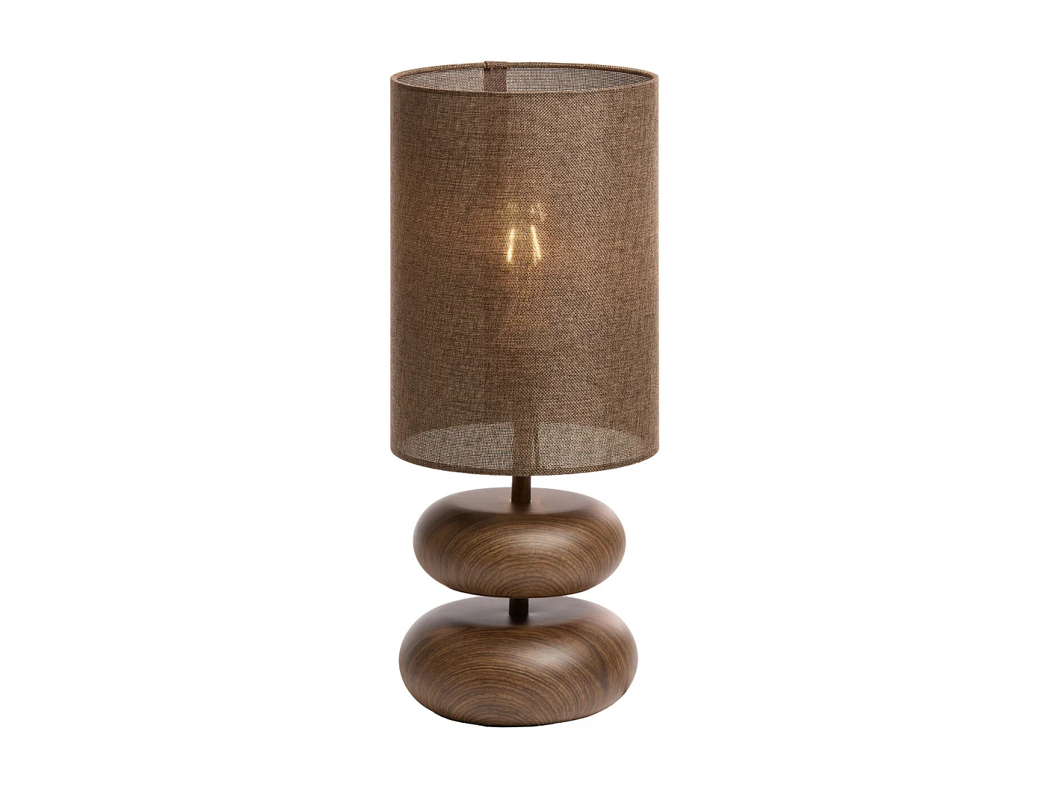 Lampe de table DANIALO - Ø22x50,5cm - Marron