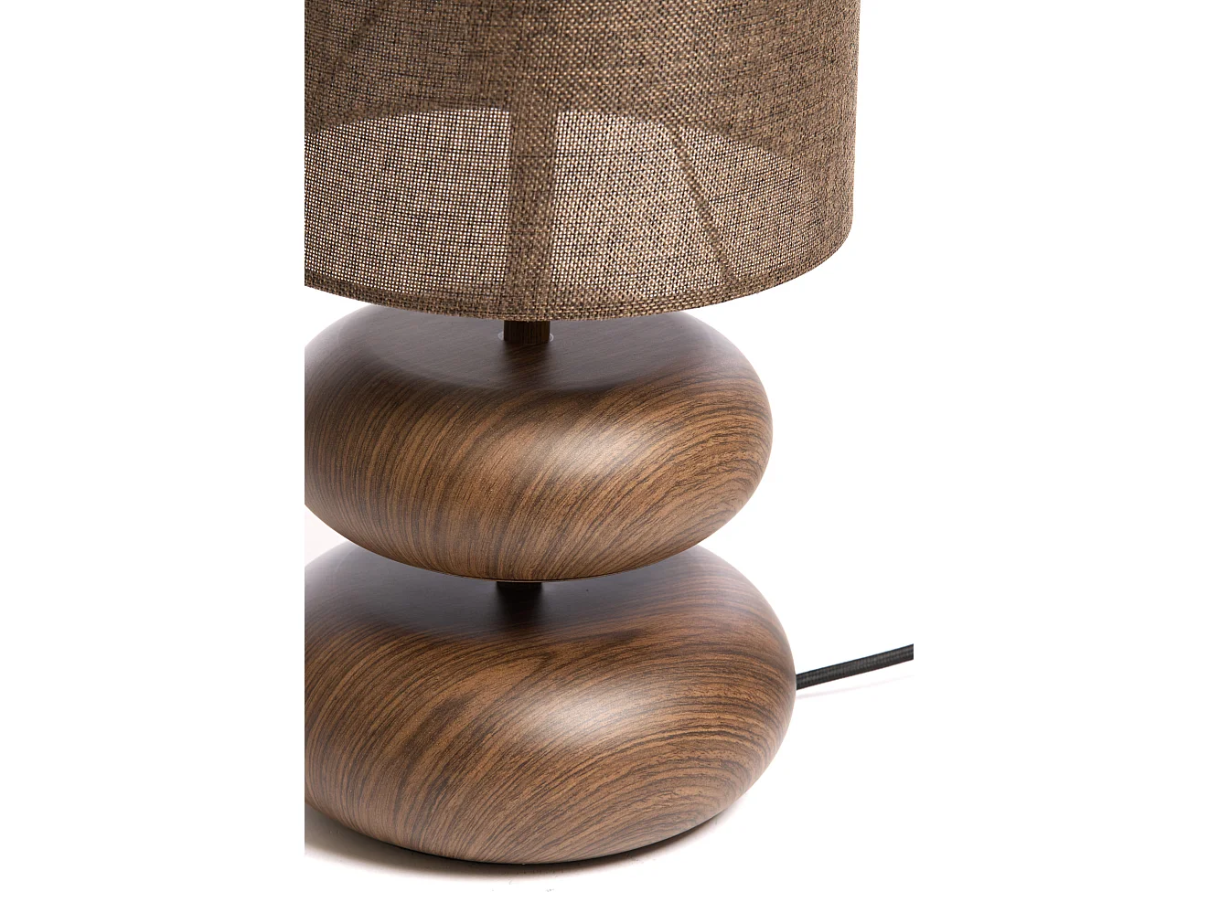 Lampe de table DANIALO - Ø22x50,5cm - Marron