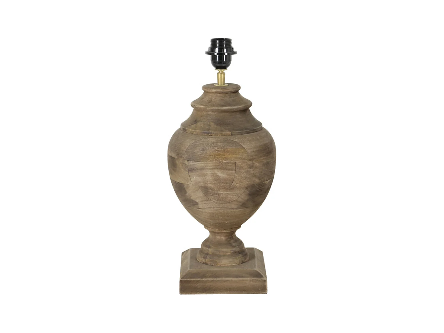 Pied de lampe MILAZZO - Ø20x45cm - Marron