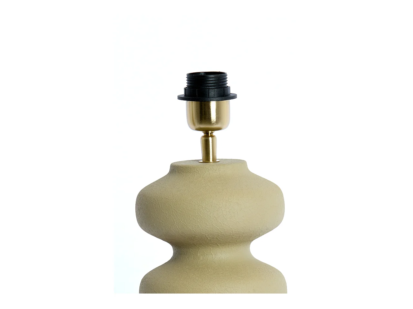 Pied de lampe SOROCA - Ø15x24cm - Marron