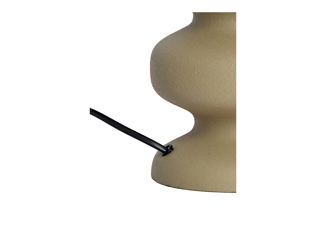 Pied de lampe SOROCA - Ø15x24cm - Marron