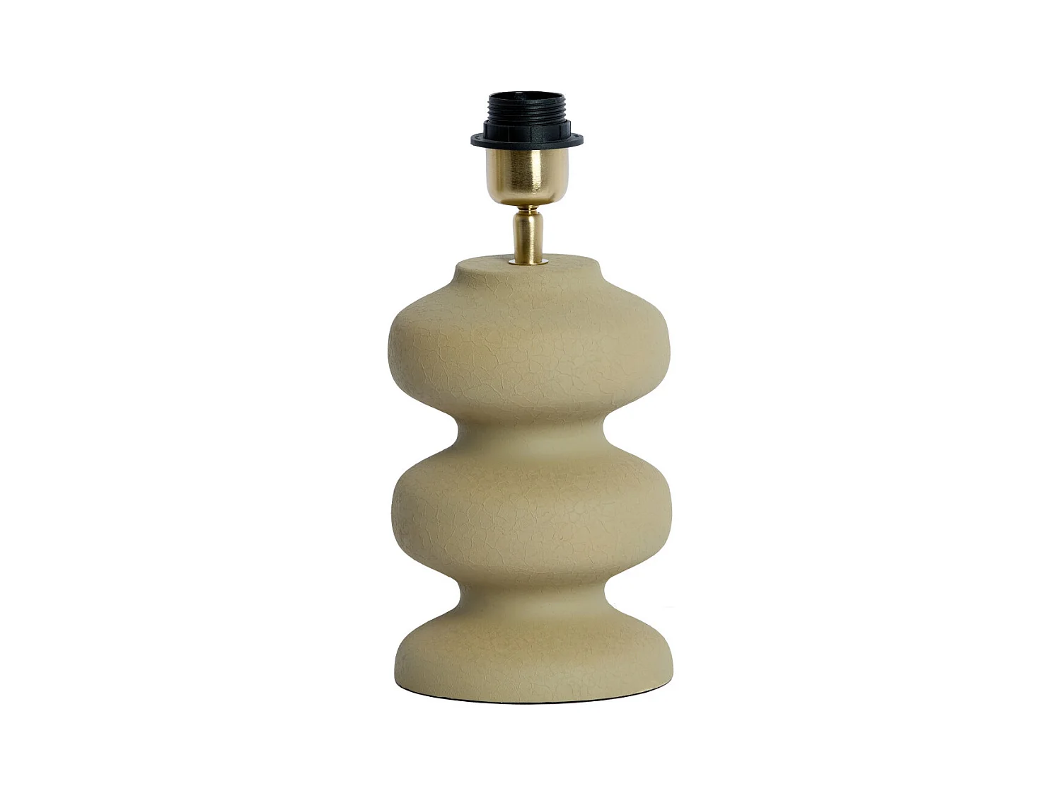 Pied de lampe SOROCA - Ø15x24cm - Marron
