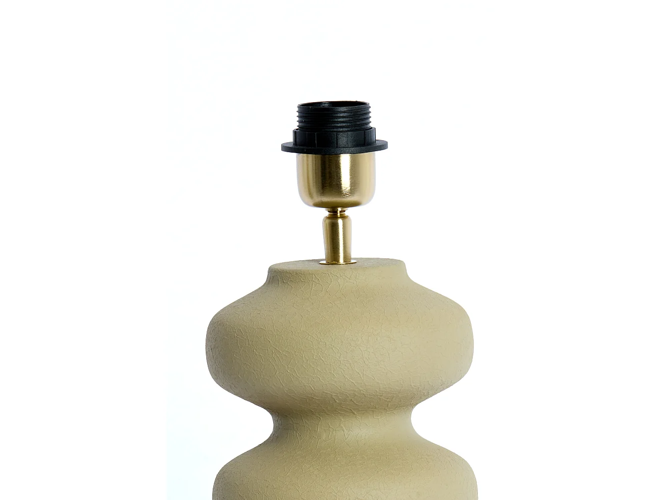 Pied de lampe SOROCA - Ø15x24cm - Marron