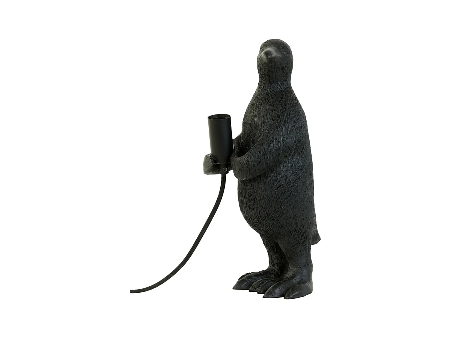 Lampe de table PENGUIN - 16x13x34cm - Noir
