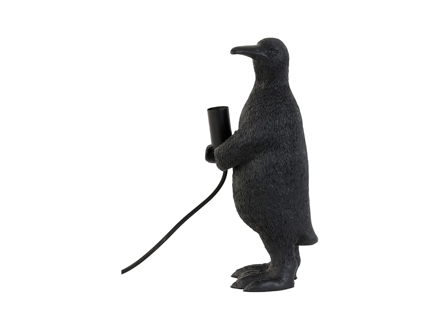 Lampe de table PENGUIN - 16x13x34cm - Noir
