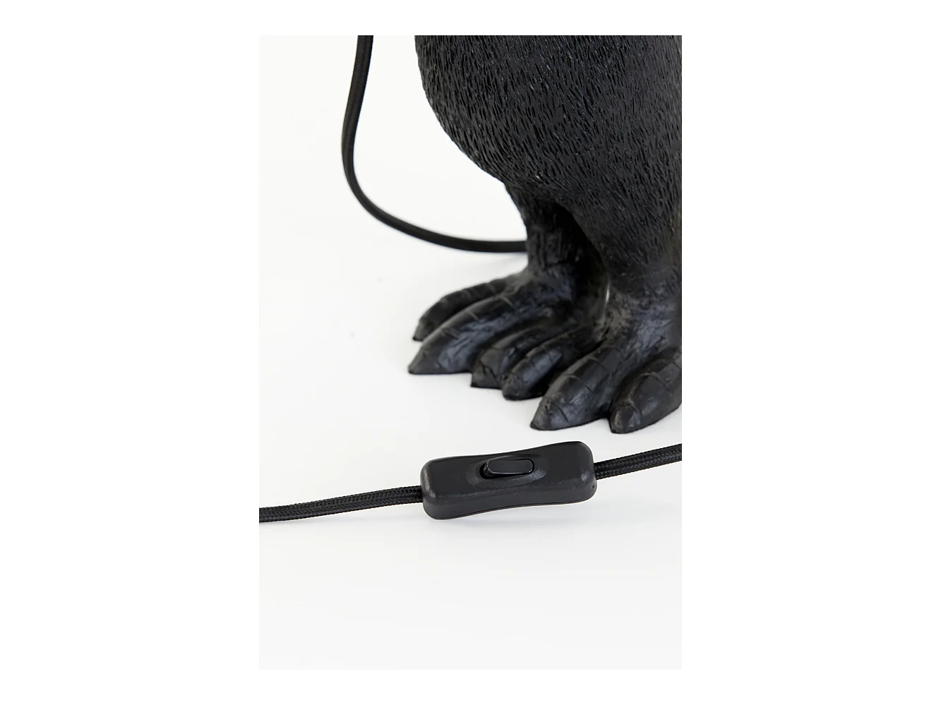 Lampe de table PENGUIN - 16x13x34cm - Noir