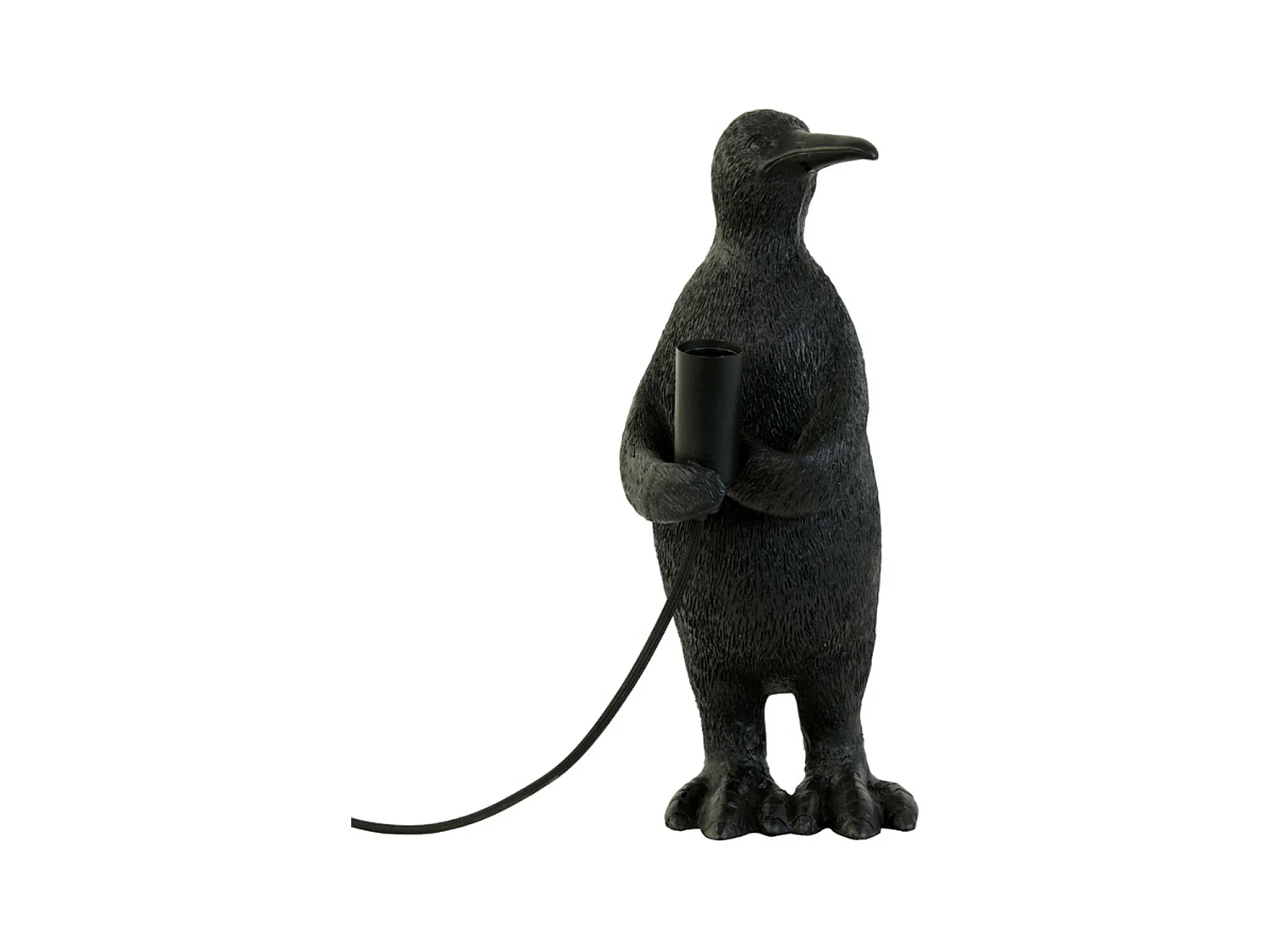 Lampe de table PENGUIN - 16x13x34cm - Noir