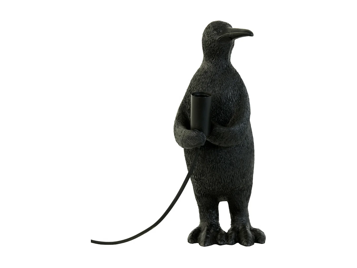 Lampe de table PENGUIN - 16x13x34cm - Noir