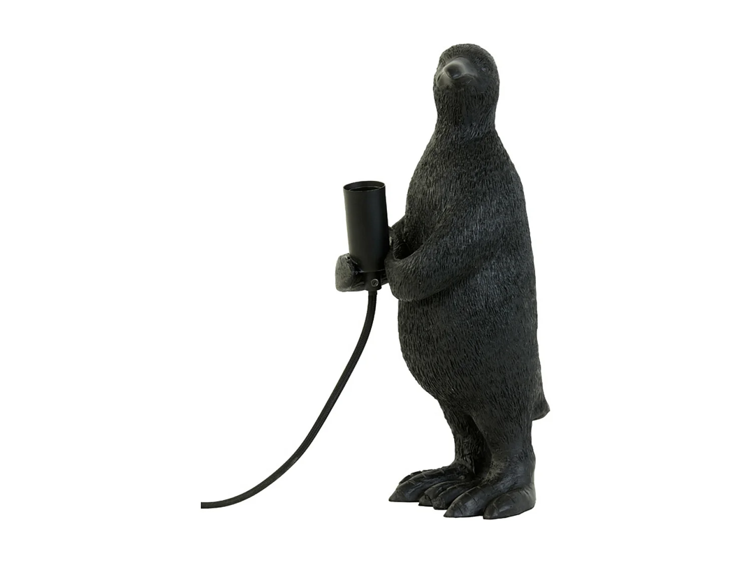 Lampe de table PENGUIN - 16x13x34cm - Noir