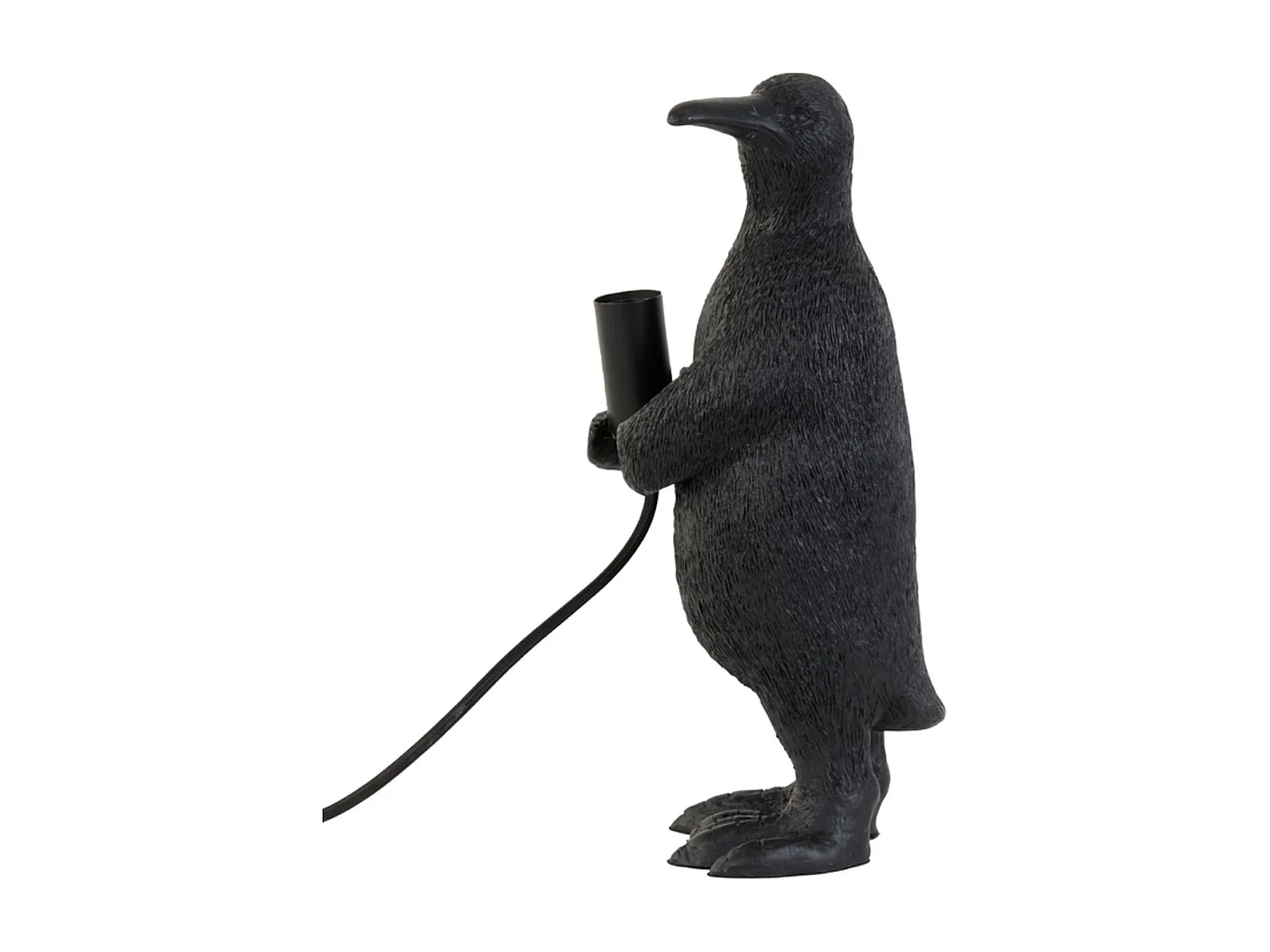 Lampe de table PENGUIN - 16x13x34cm - Noir
