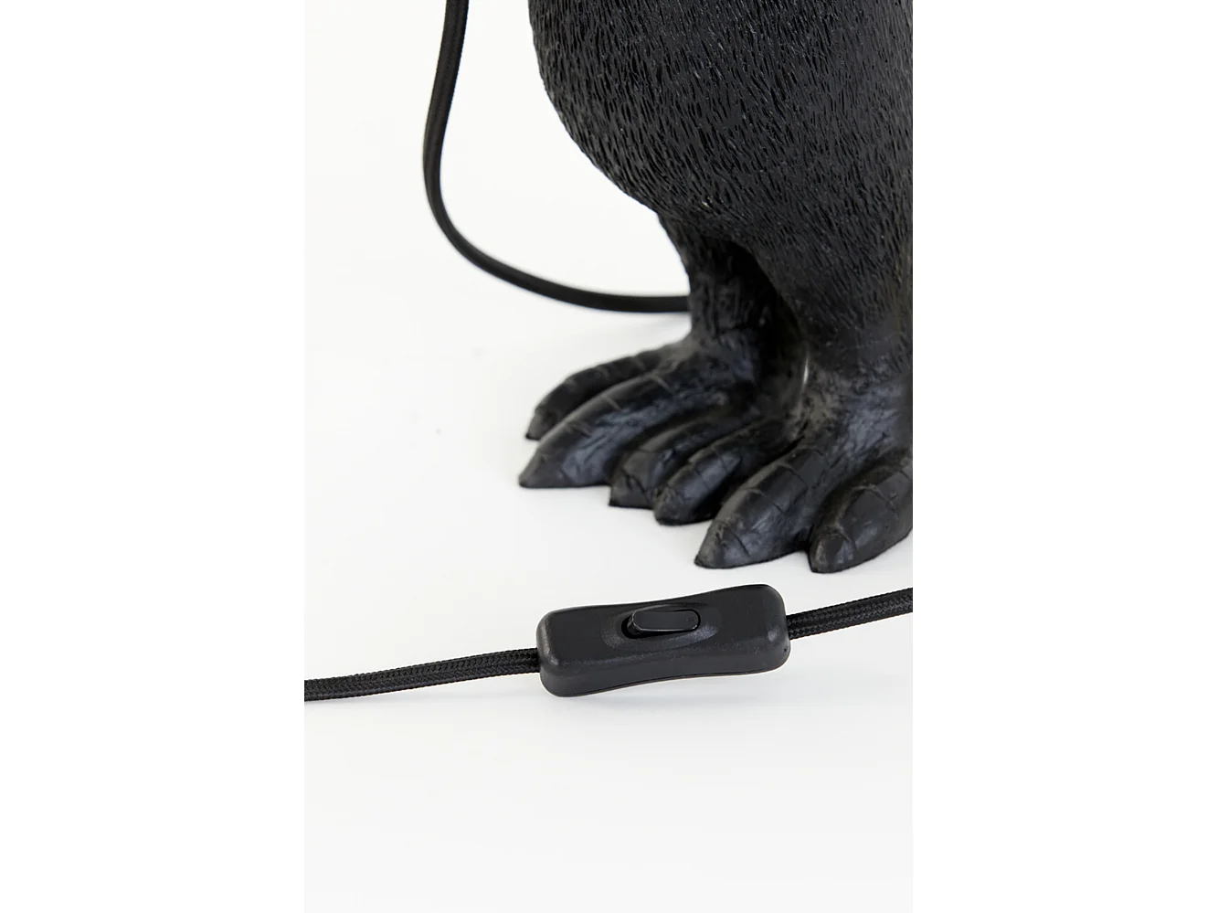 Lampe de table PENGUIN - 16x13x34cm - Noir