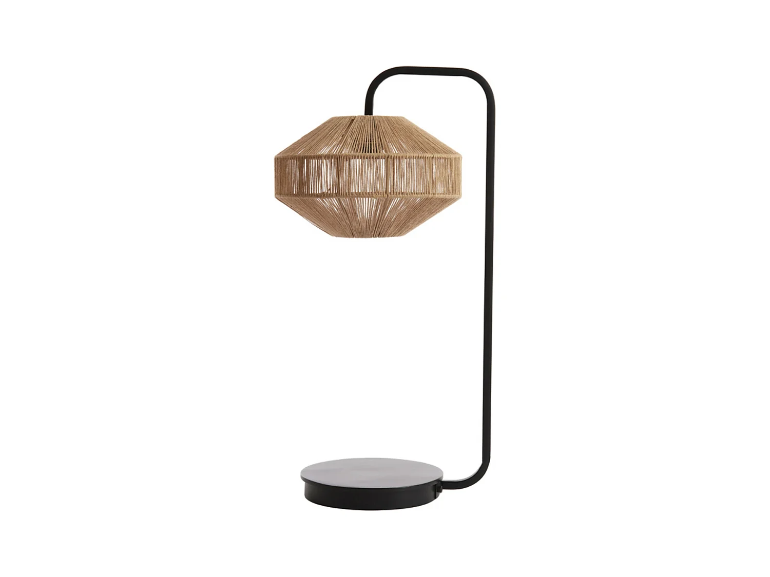 Tischlampe LYRA - Ø26x60cm - Braun