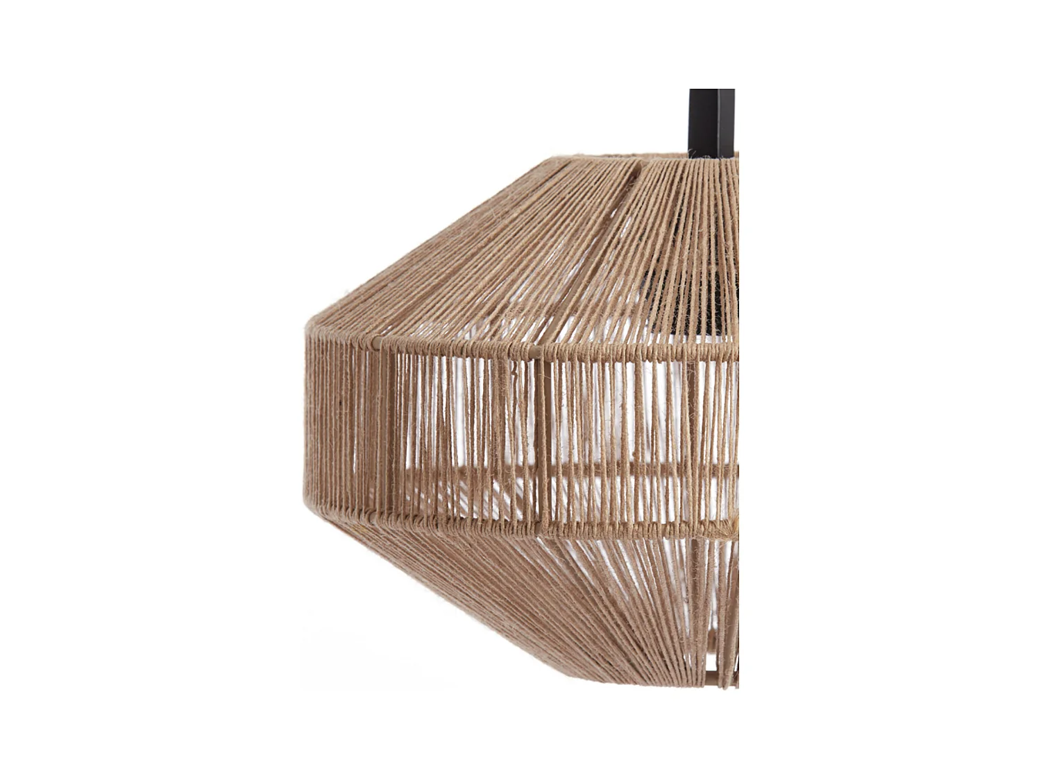 Tischlampe LYRA - Ø26x60cm - Braun