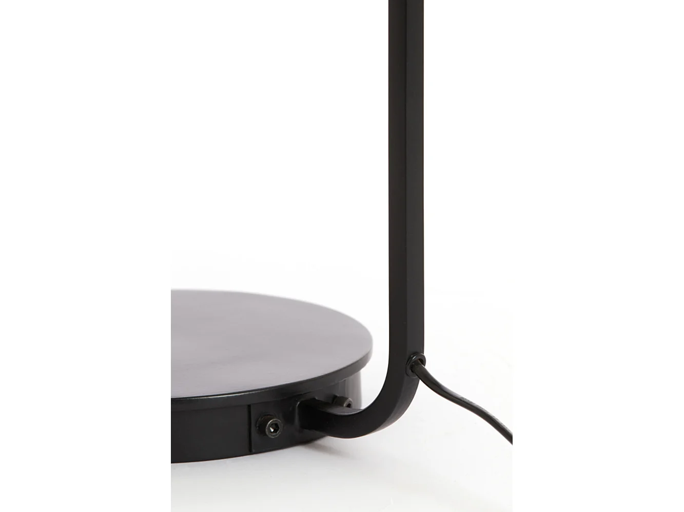 Tischlampe LYRA - Ø26x60cm - Braun