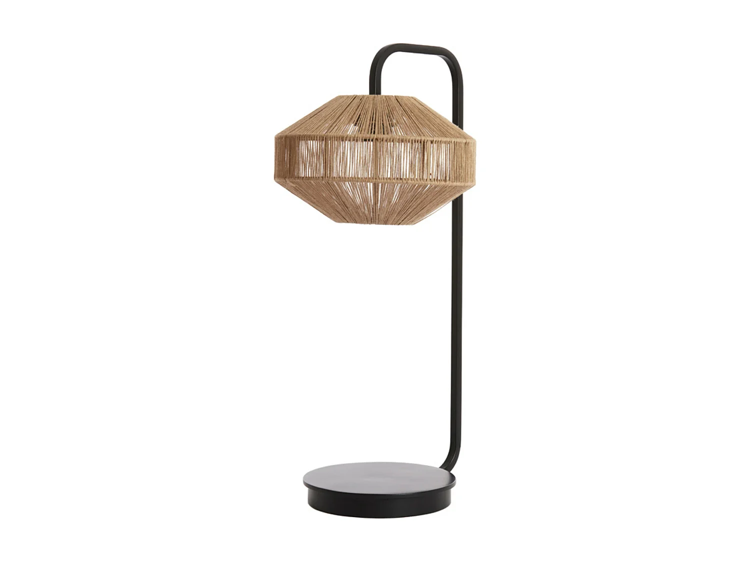 Lampe de table LYRA - Ø26x60cm - Marron