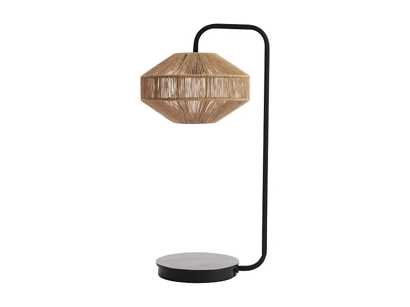 Lampe de table LYRA - Ø26x60cm - Marron
