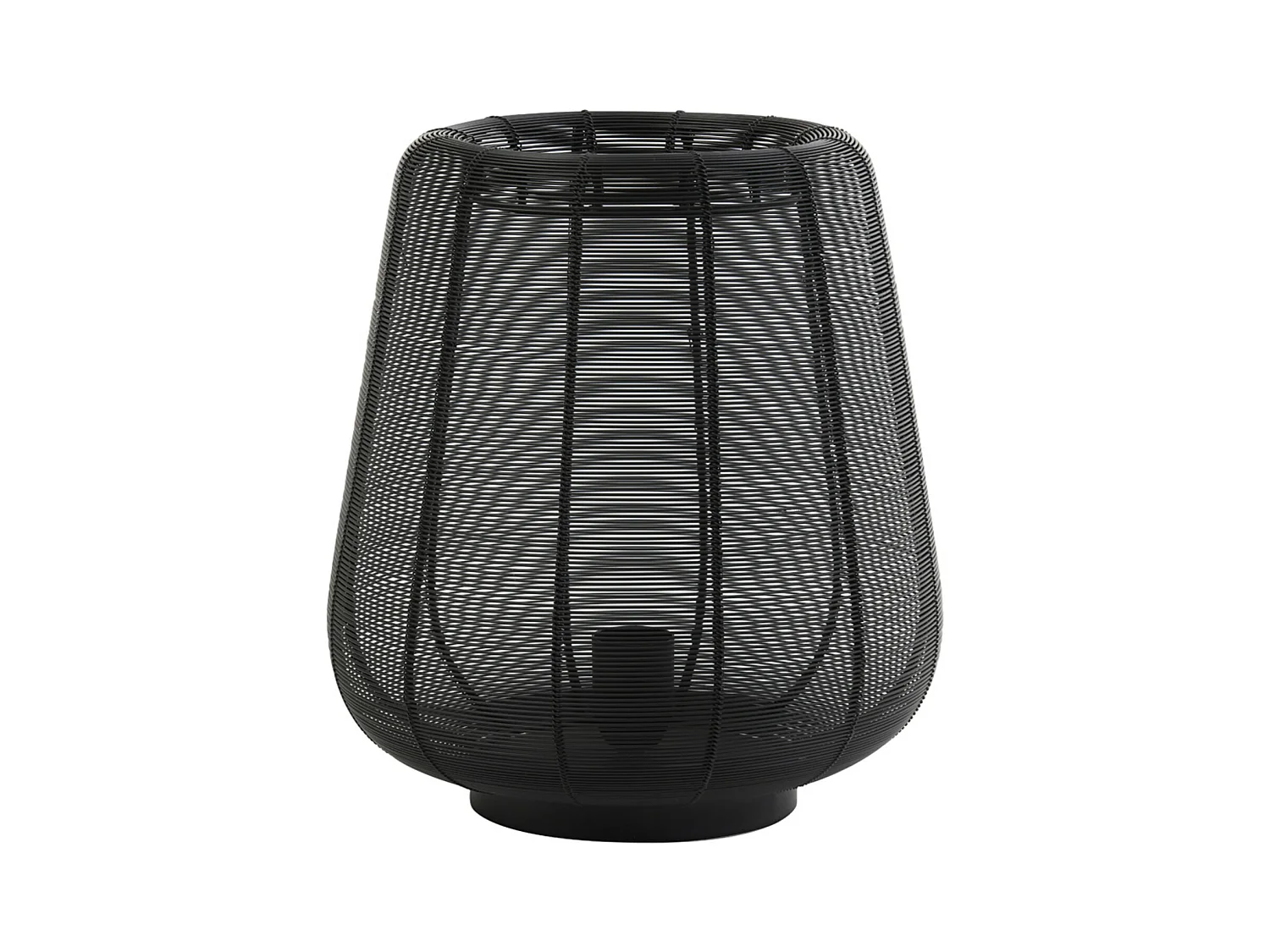 Lampe de table ADETA - Ø29x31,5cm - Noir