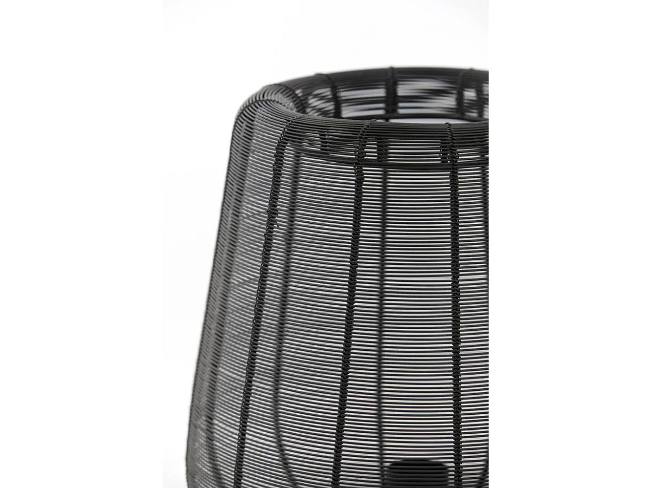 Lampe de table ADETA - Ø29x31,5cm - Noir