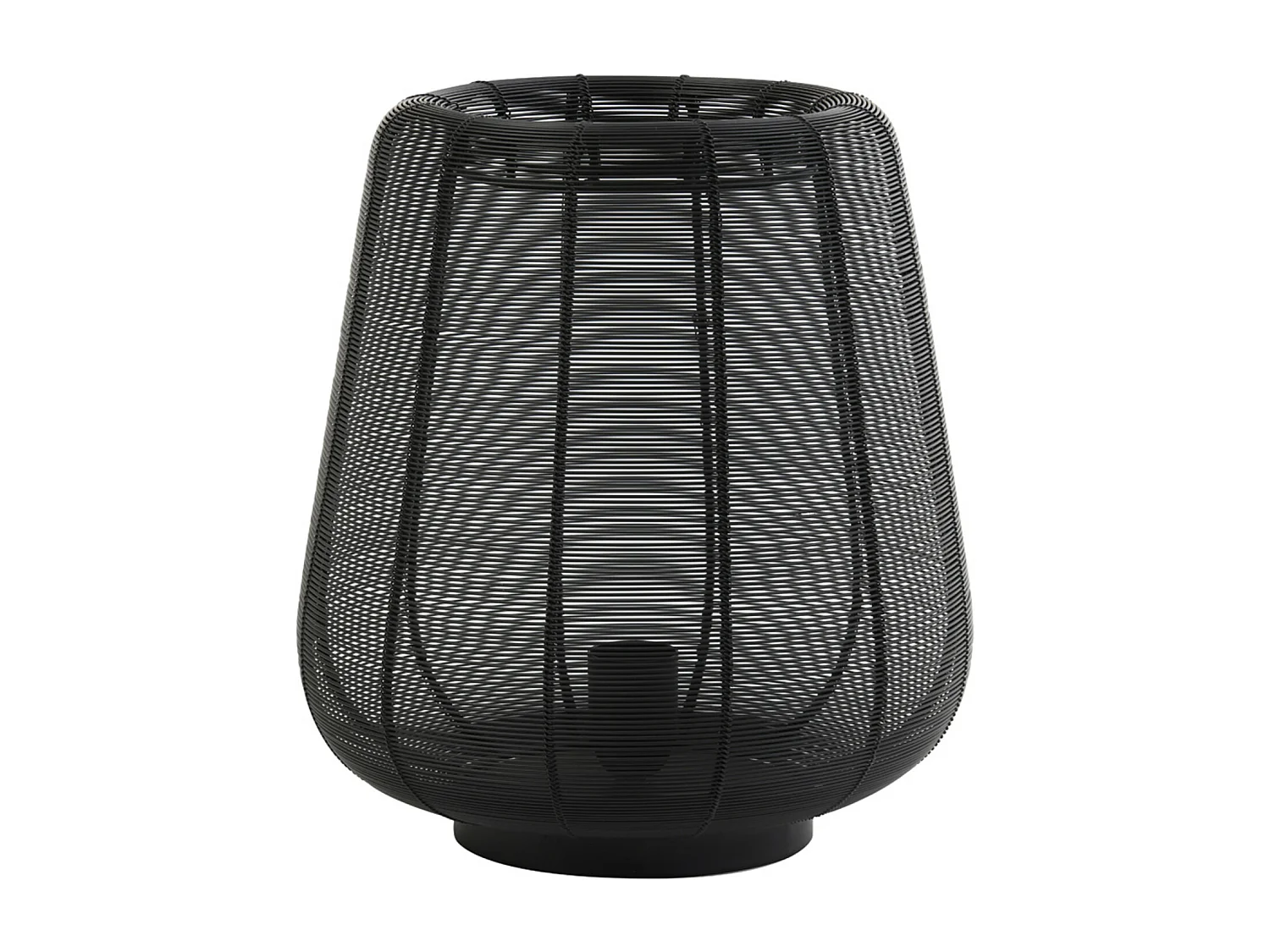 Lampe de table ADETA - Ø29x31,5cm - Noir