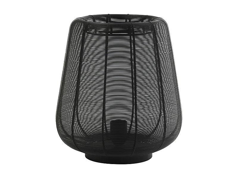 Lámpara de mesa ADETA - Ø29x31,5cm - Negro