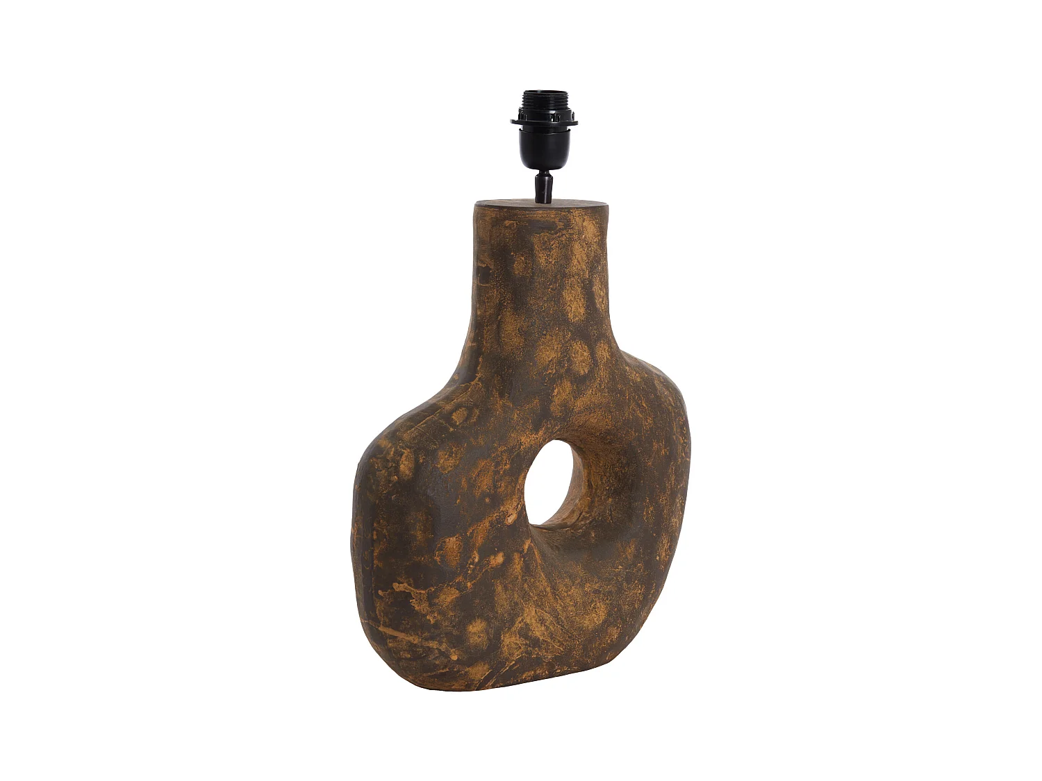 Pied de lampe TARUGI - 32,5x12x47,5cm - Marron