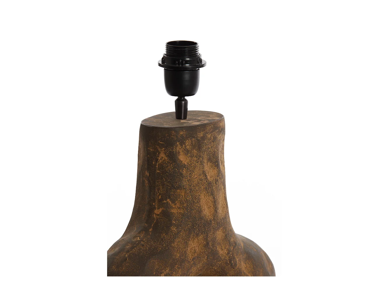 Pied de lampe TARUGI - 32,5x12x47,5cm - Marron