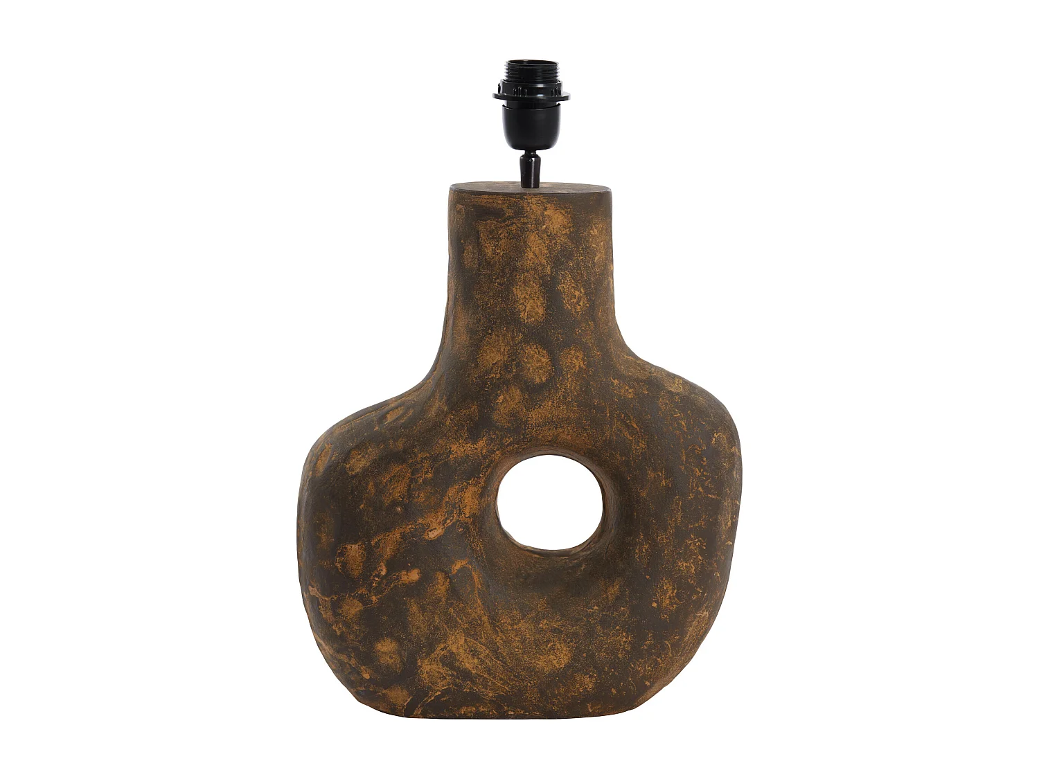 Pied de lampe TARUGI - 32,5x12x47,5cm - Marron