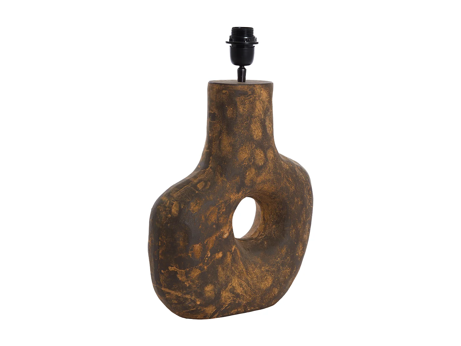 Pied de lampe TARUGI - 32,5x12x47,5cm - Marron