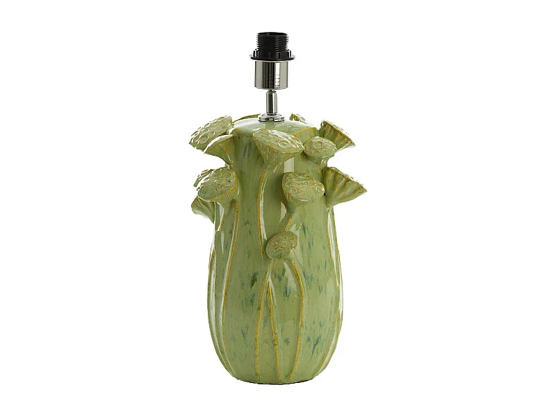 Pied de lampe LAVCI - 22,5x21x32cm - Vert
