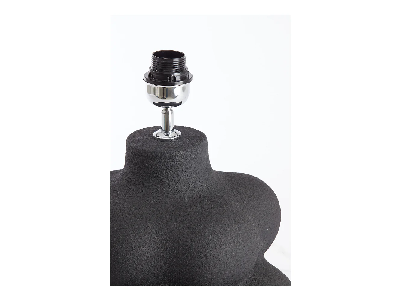 Lampensockel CARILO - Ø33x50cm - Schwarz