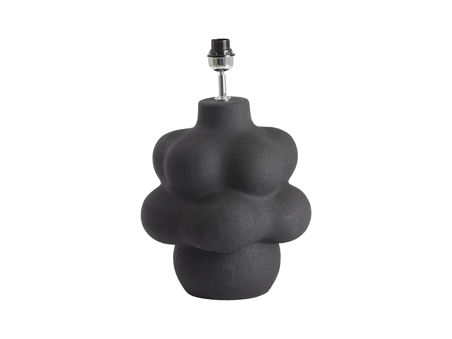 Pied de lampe CARILO - Ø33x50cm - Noir