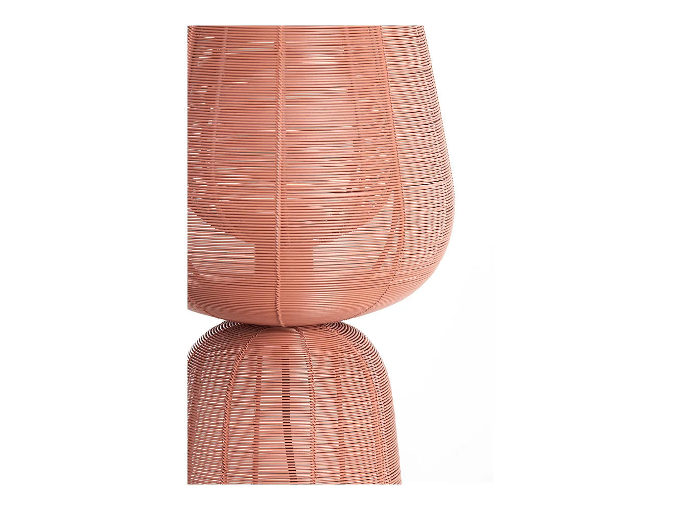 Lampe de table ABOSO - Ø24x54cm - Rouge